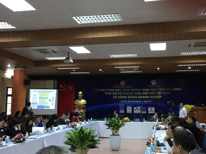 Hội thảo khoa học với chủ đề ‘Tăng trưởng xanh, phát triển bền vững’